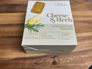 Loka Cheese and Herb Cracker 120g