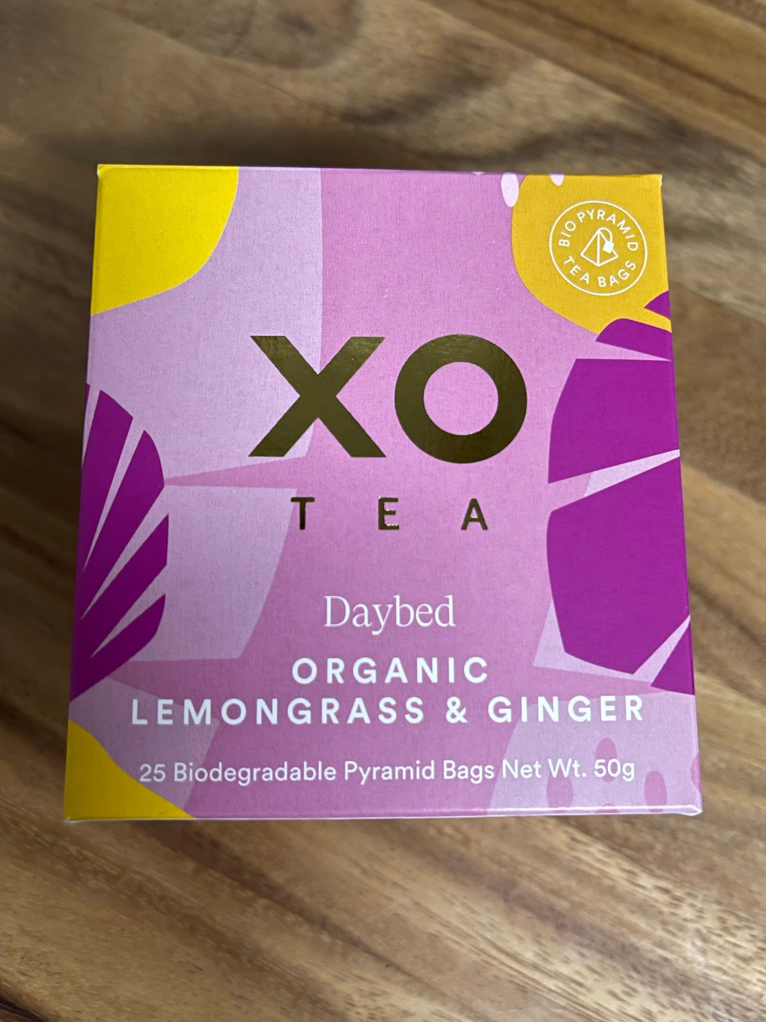 XO TEA ORGANIC LEMONGRASS & GINGER 50G