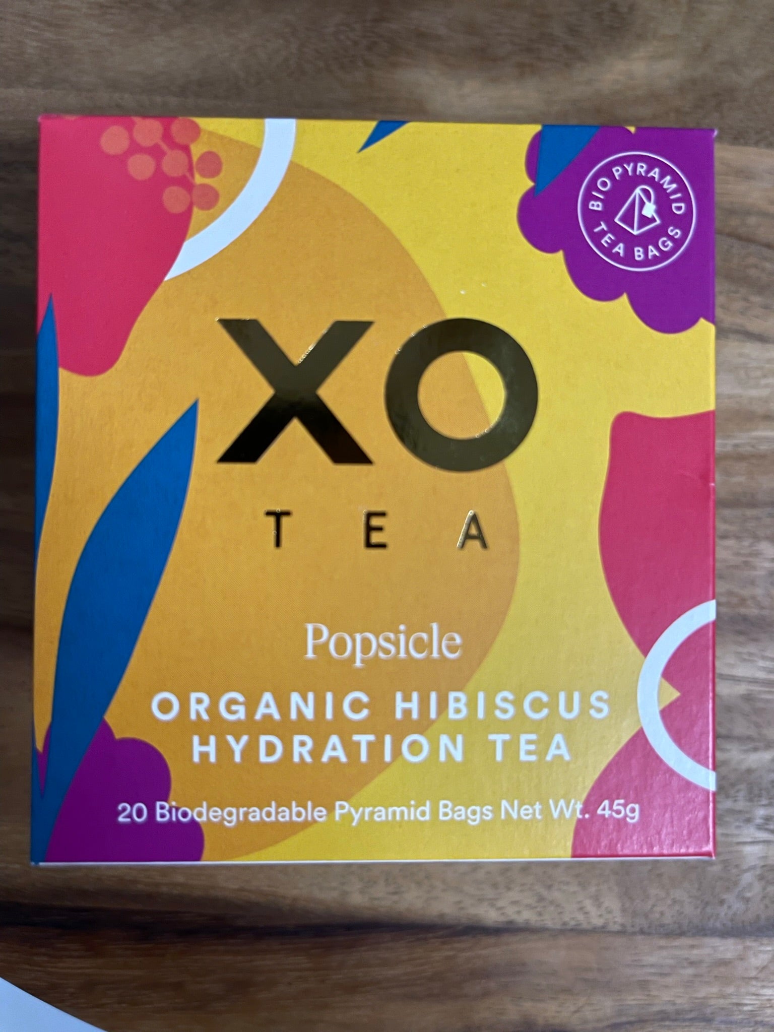 XO TEA POPSICLE ORGANIC HIBISCUS
