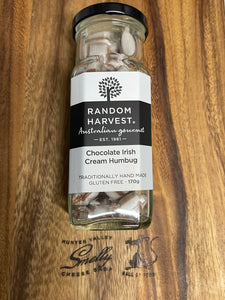 RANDOM HARVEST CHOC IRISH CREAM HUMBUG 170G