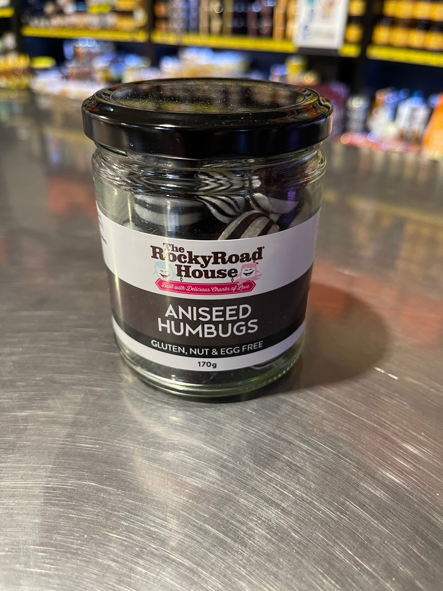 The Rocky Road Aniseed Humbugs 170g