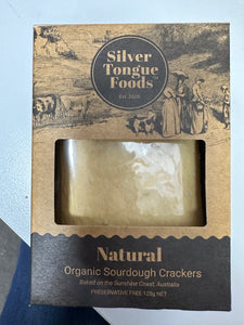 Natural Organic Sourdough Crackers 125g