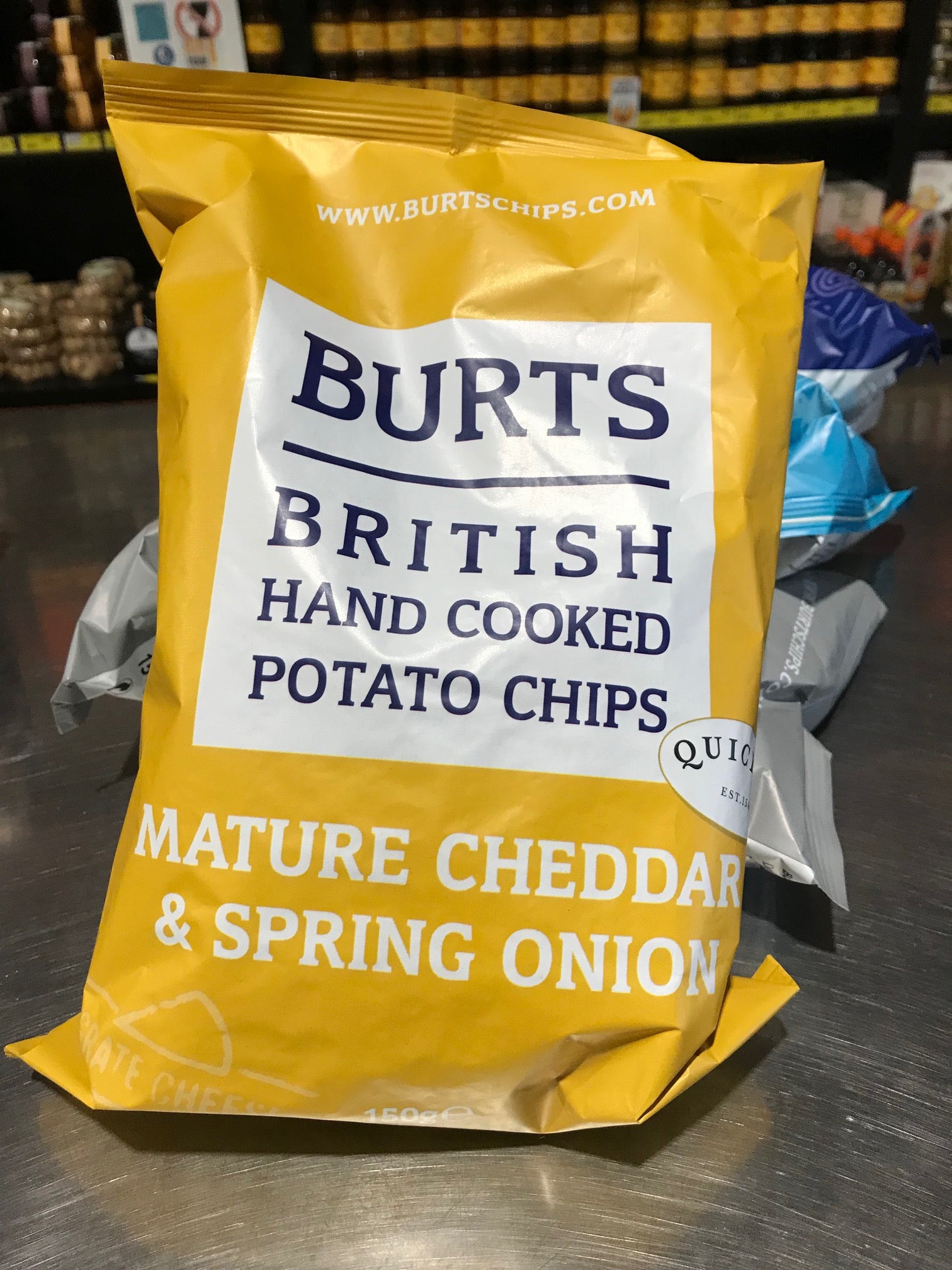 Burts - Mature Onion and Spring Cheddar - British Hand Cooked Potato Chips - $6.99 including GST