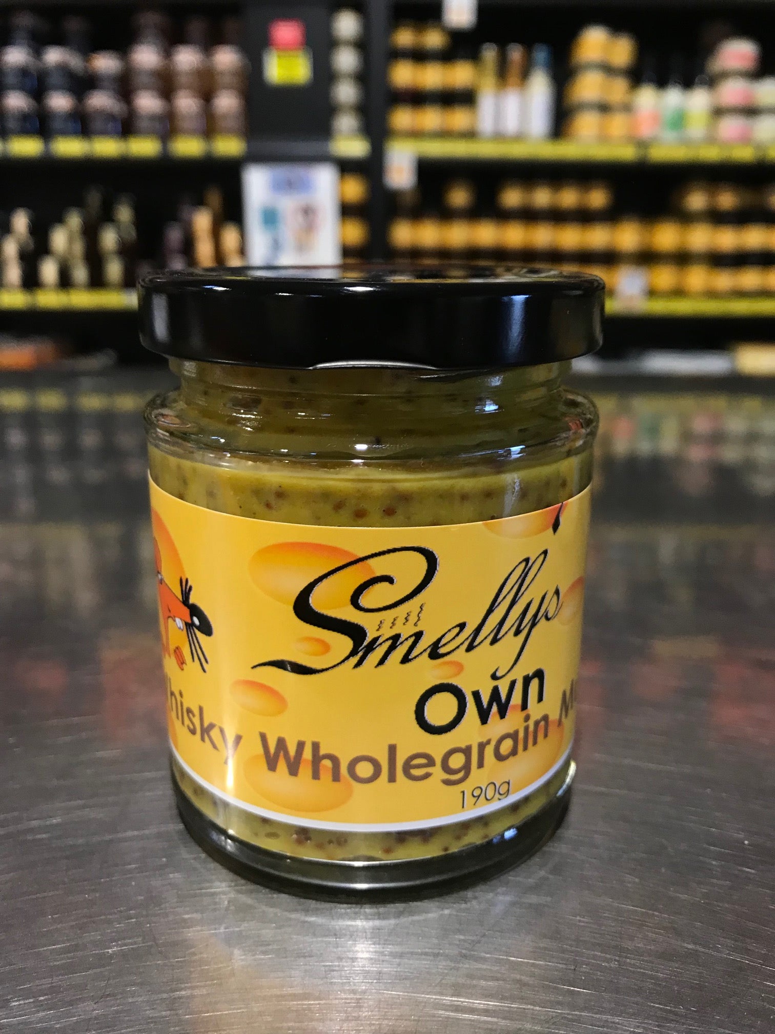 Smelly's Own - Whiskey Wholegrain Mustard - 190g