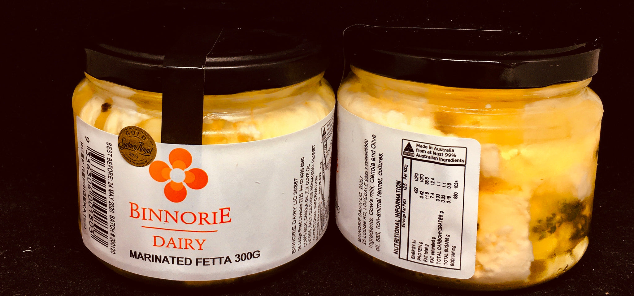 Binnorie Marinated Fetta Hunter Valley Smelly Cheese Shop