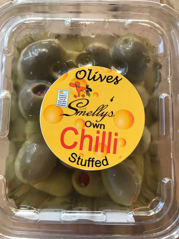 Smelly's Own Chilli Stuffed Olives