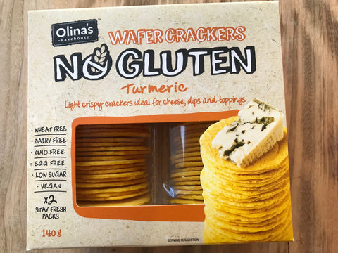 Turmeric Wafers - Gluten Free