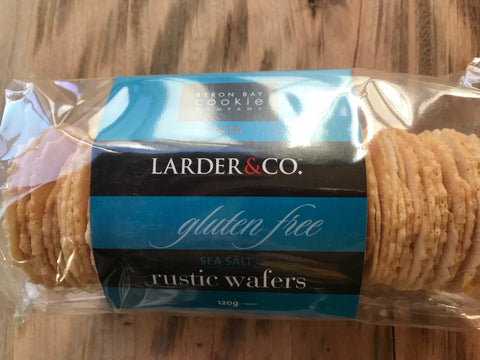 Larder and Co - Gluten Free - Rustic Sea Salt Wafers