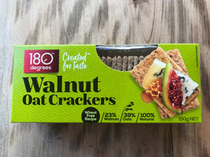 Walnut Oat Crackers