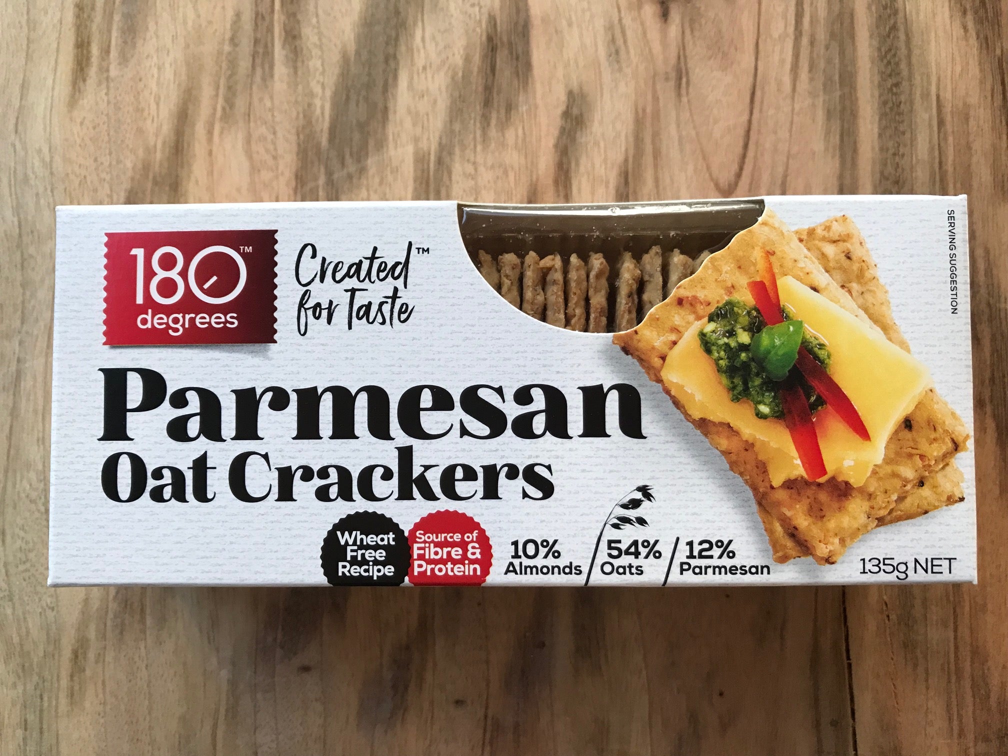 Parmesan Oat Crackers