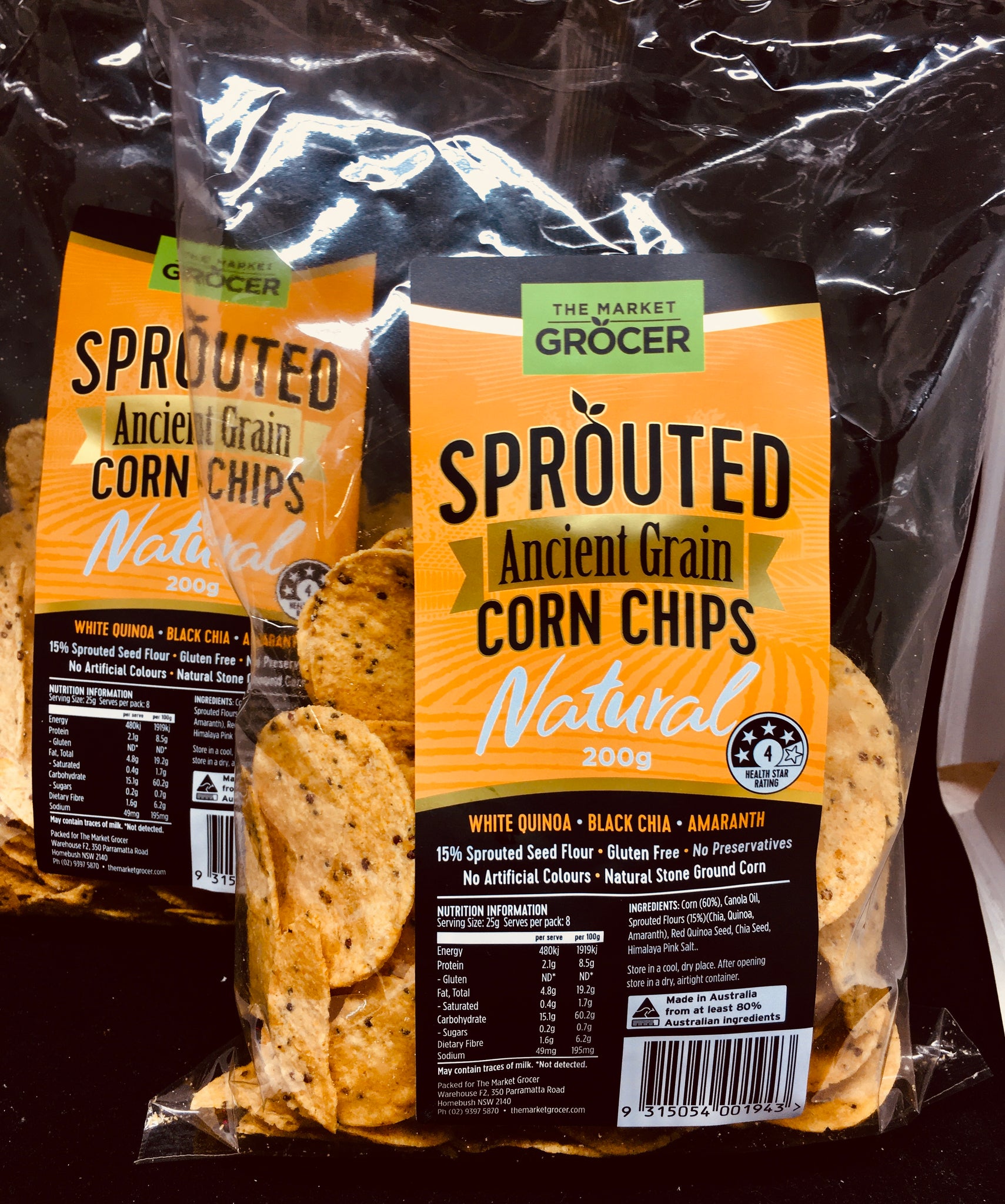 Corn Chips - Natural Ancient Sprouted