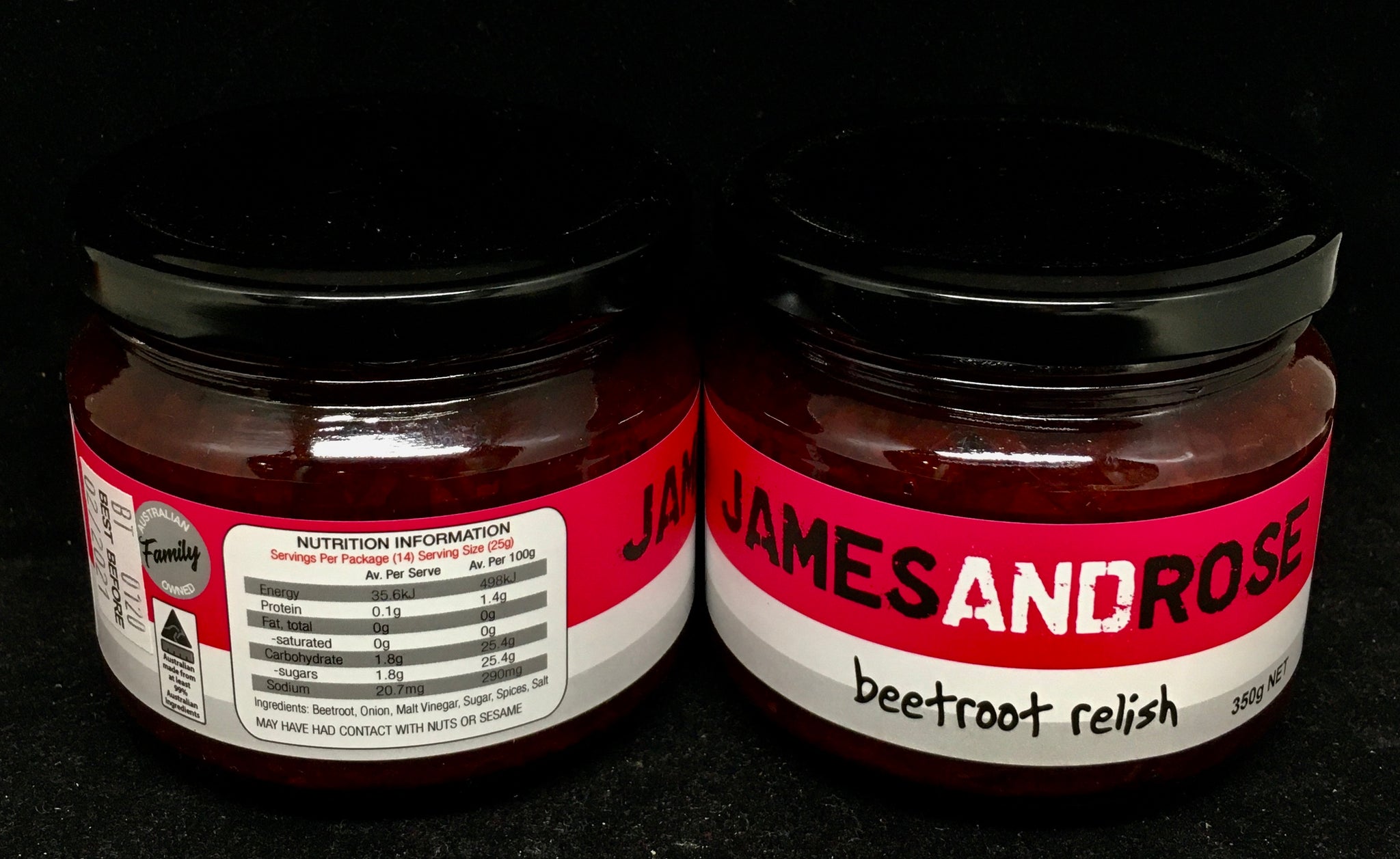 James and Rose Betroot Relish