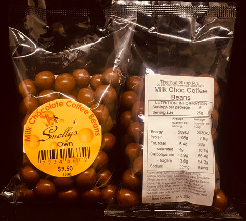 Smelly's Own - Milk Chocolate Coffee Beans - $9.50 including GST